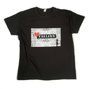 T-shirt I love Tallinn, street art